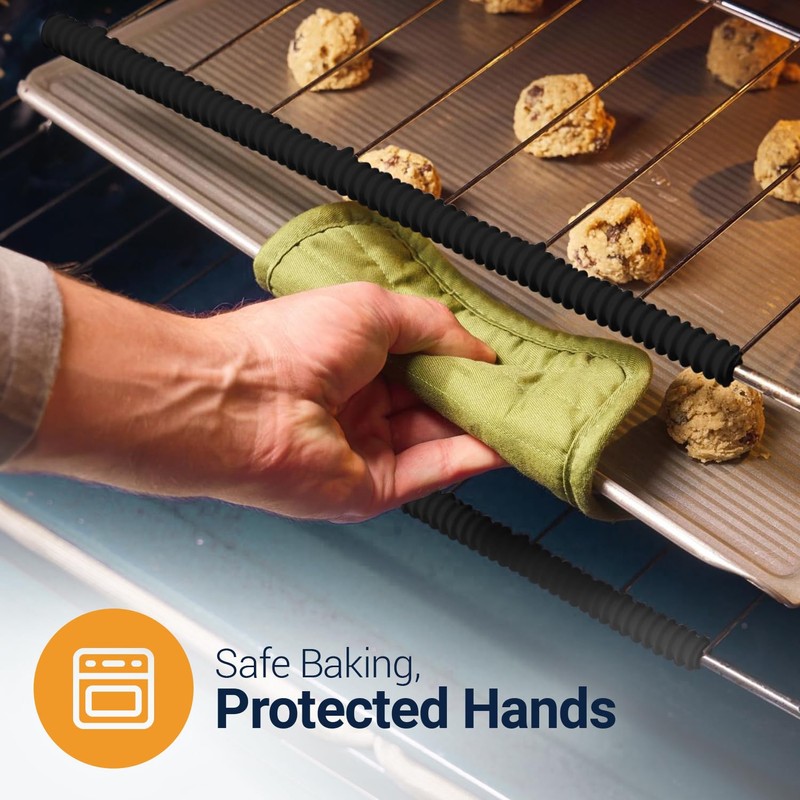 Silicone Oven Rack Shields by Linda’s Essentials (2 Pack) |