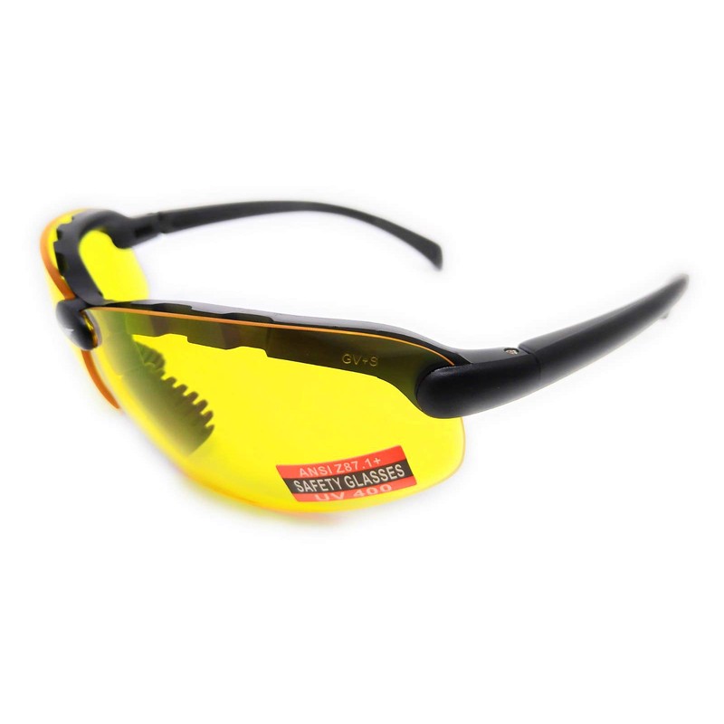 Shatterproof Wraparound Shooting Glasses/Sunglasses Complete With Five Sets Of UV400