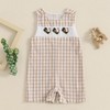 Thilsidee Infant Baby Boy Girl Overalls Outfit Sleeveless Farm Romper