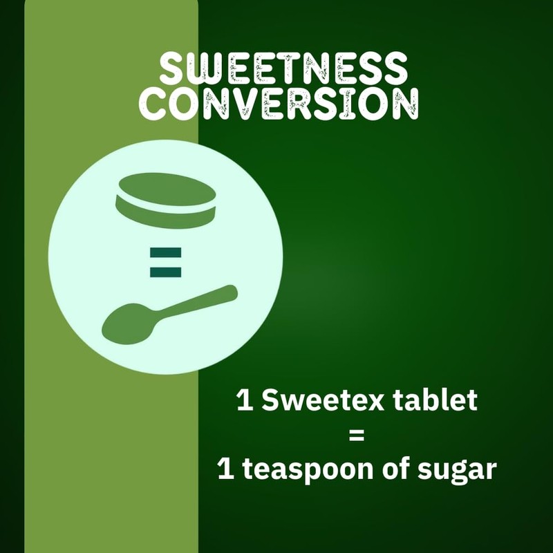Sweetex Sugar Free, Calorie Free Sweetener Tablets, Convenient Pocket Size