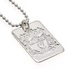 Liverpool F.C. Silver Plated Dog Tag & Chain