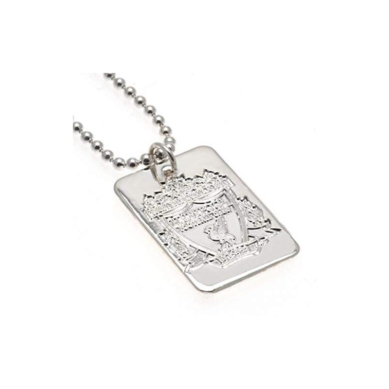 Liverpool F.C. Silver Plated Dog Tag & Chain