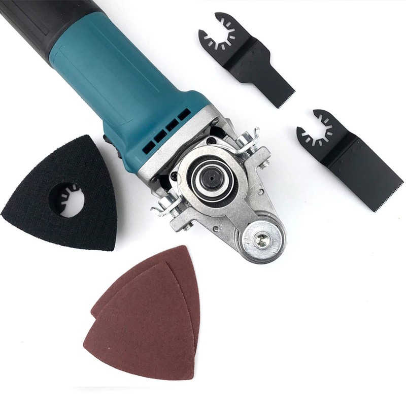 Oscillating Tool Adapter,Easy to Carry Angle Grinder Adapter Black Silver