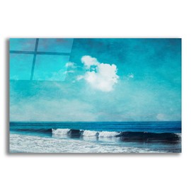 Epic Art 'Sea Blues' by Dirk Wustenhagen Acrylic Glass Wall Art, 24" x 16"