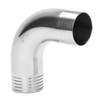 DERNORD Sanitary Hose Barb Fitting 304 Stainless Steel 2" Barbed
