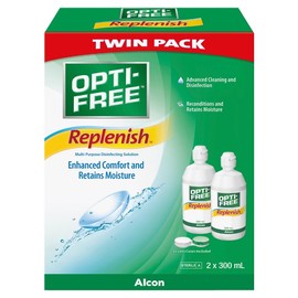 Alcon Opti-Free Replenish 300ml (Twin Pack)