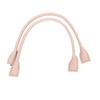 1 Pairs Leather DIY Bag Handles Cowhide Bag Handles Replacement