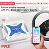 Pyle 2.1 Bluetooth Marine Amplifier Receiver - Waterproof 4 Channel