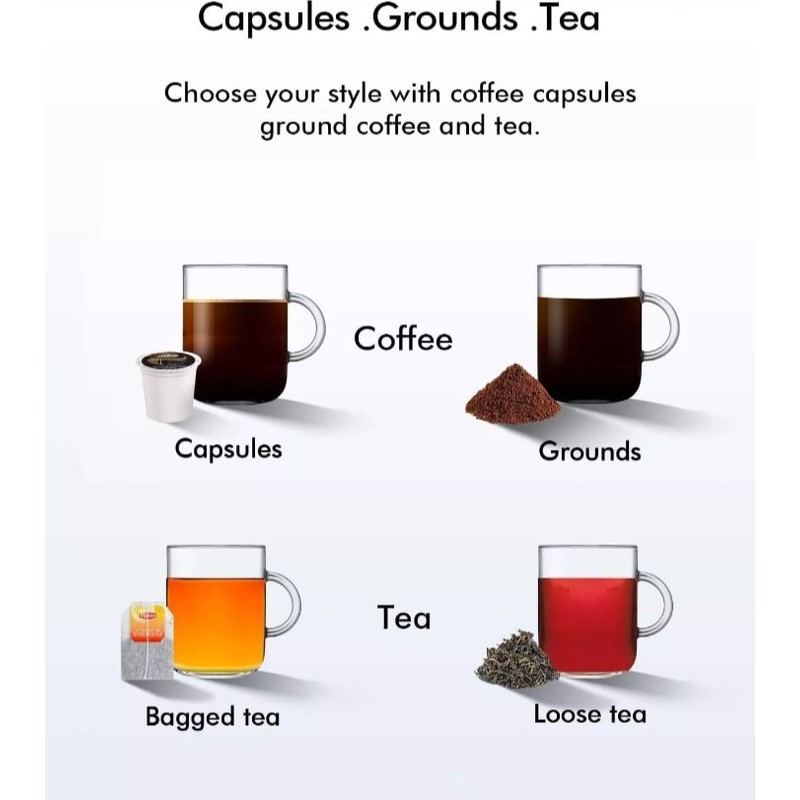 SIFENE Coffee Maker, 3 In 1 Single Serve Coffee Machine,