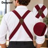 Men's X-Back Suspenders for Pants – 3.5cm Wide Adjustable Elastic