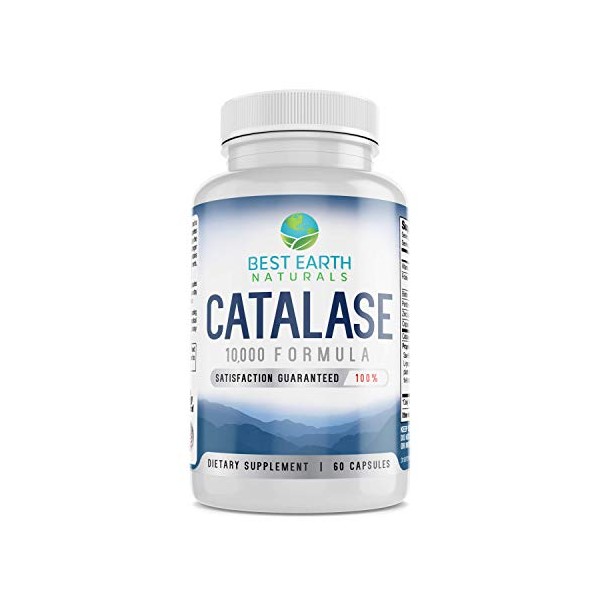 Catalase 10,000 Formula Enzyme Supplement - Catalase Enzyme with Biotin, Saw Palmetto, 10,000 Units of Catalase & More!