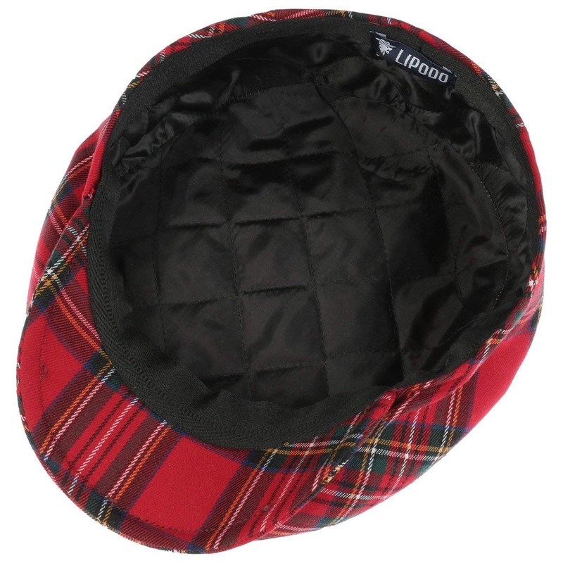 Lipodo Tartan Plaid Flat Cap Women's/Men/Children – Flat Cap Made