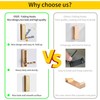 5 PCS Foldable Gold Wall Hooks,Modern Minimalist Clothes Hooks Invisible