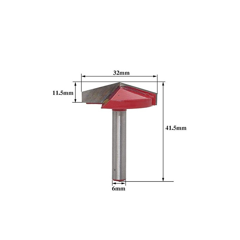 6mm Shank V Groove Router Bit Carbide Tipped V Grooving