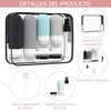 Juego de 17 Kit de Viaje Aseo Personal Mujer, Botellas