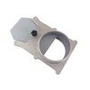 3" OD Self Cleaning No Clog Aluminum Blast Gate Cut