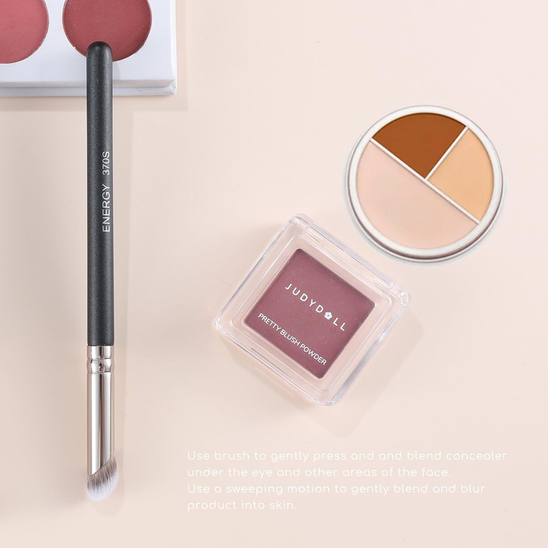 ENERGY Angled Concealer Brush Under Eye Dense Mini Eyeshadow Brush