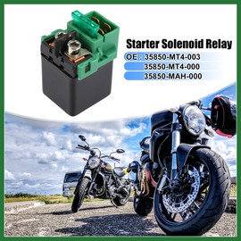Motoforti Motorcycle Starter Solenoid Relay 35850-MT4-003 35850-MT4-000 motorbike Long-lasting