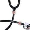 HEYGOO 2 Pack AB Pink Butterfly Bling Stethoscope Charms, Stethoscope