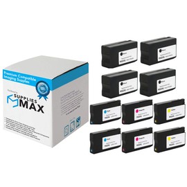 SuppliesMAX Remanufactured Replacement for HP OfficeJet Pro 7720/7730/7740/8200/8700/8715/8720/8725/8730/8740/8745 High Yield Inkjet Combo Pack (4-BK/2-C/M/Y) (NO. 952XL) (L0S64B2CMY)