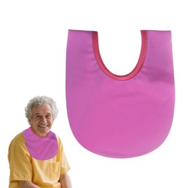 EHUCONELDEX Tracheostomy Shower Cover Neck Stoma Protector for Tracheostomy,Laryngectomy Waterproof Shower Shield Neck Stoma Guard-Adjustable (Red, 1 PC)