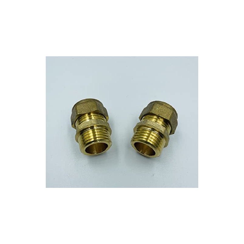 UKDD® 28mm Compression by 1" BSP Brass Male Iron Coupler