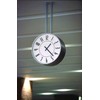 Lemnos (レムノス) Table Clock Aluminum White Ekiklock S Size eki