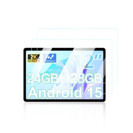 UYRUREL Screen Protector for Generic A116C Tablet 12 inch Android Tablets, Anti-Scratch 9H Hardness Touch Sensitive 2.5D Rounded Edges Bubble Free Easy to Install,2 Pack.