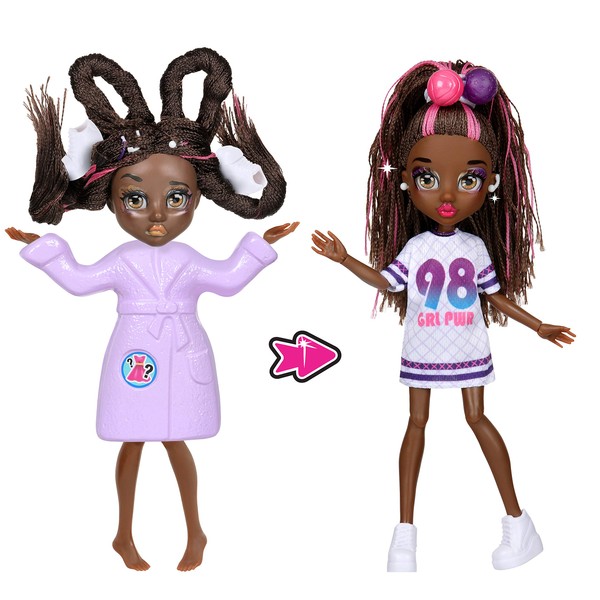 Failfix - Dance.Stylz Total Makeover Doll | 8.5" Fashion Doll | Total Head-to-Toe Transformation, Multicolor (12814)