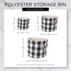 Bone Dry Pet Storage Collection Striped Paw Patch Bin, Black,