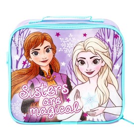 TDL Elsa and Anna Lunch Bag Sisters Children's School or Travel Dinner Bag