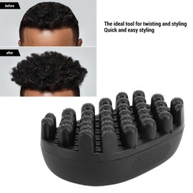 Miriam Song Rubber Curling Hair Brush - Twist King Sponge for Afro Hair, Washable Curl Sponge Styling Tool (Small Tooth)