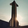 SpaceX Starship Rocket Display Model with Metallic Texturel Ratio 1:200,ABS