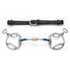 Cavalon Slotted D-Ring Capsule Sweet Iron Snaffle Bit (5.5")