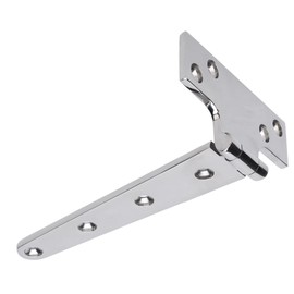 T Hinges, Thickened Stainless Steel Door Hinge, Heavy Duty Gate Hinges T Type Hinge Shed Hinge Tee Hinge (L)