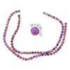 KONTONTY 2Pcs Emperor Stone Bead Bracelet Smooth Surface Natural Stone
