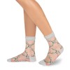 Benefeet Sox - Calcetines de encaje transparentes para mujer, calcetines