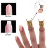 10 PCS Nail Forms Aluminum Nail Art Forms Tips Reusable