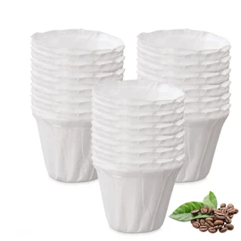 Disposable Paper Coffee Filters, K Cup Paper Filters for K Single Brewer Reusable Cups, K-Cup Coffee Pods, Fits All Brands Reusable K Cups (150)