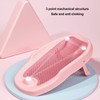 Baby Bath Support Home Foldable Ergonomic Heart Shaped Hollow Pattern