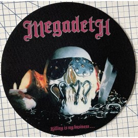 Universal Megadeth Slipmat for Vinyl Records Thrash Metal Mustaine Killing Is My Business