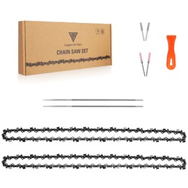 Loggers Art Gens 2 Pack 14 Inch Chainsaw Chains 3/8 LP .050" 52 Drive Links Fits Craftsman/Sears, Echo, McCulloch, Poulan, Homelite, Ryobi