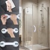 Pack of 2 Grab Bars with Suction Cup, Shower Handle,