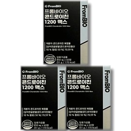 Frombio Chondroitin 1200 Max 850mg x 60 tablets, 3 boxes / 프롬바이오 콘드로이친 1200 맥스 850mg x 60정 3박스