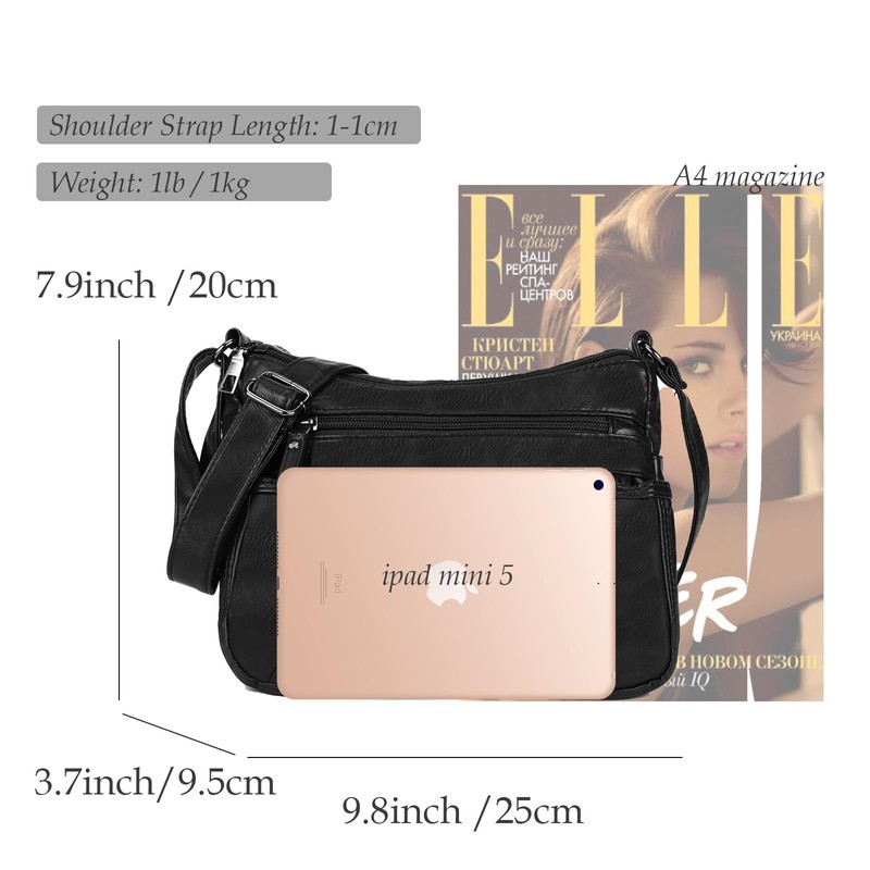 Gladdon Handbag for Women, Small Shoulder Bag, Waterproof Messenger Bag,