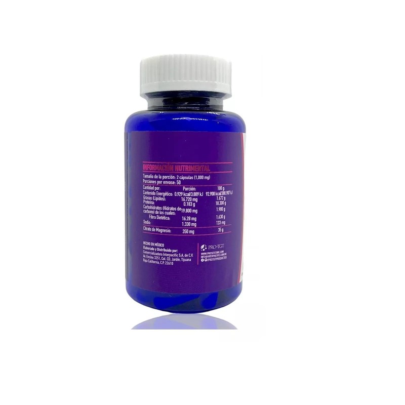 PROTGT CITRATO DE MAGNESIO 500 MG 100 CÁPS