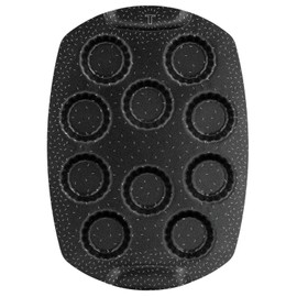 Tefal PerfectBake Mini J5735002 10 Mini Tart Tart Tin, Non-Stick Coating, Recycled and Recyclable Aluminium, Good Gold, PerfectBake Mini J5735002