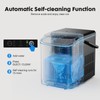 Sweetcrispy Countertop Ice Maker Machine, Portable Self-Cleaning Ice Machine with