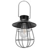 Solar Lantern Waterproof Hanging Light Outdoor Iron Art Hollow LED