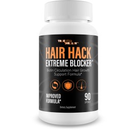 True You Health Hair Hack Extreme Blocker - Our Best Hair Growth Supplement - Vitamin B7 Biotin